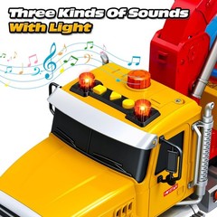 Kids Toys for 3 4 5 6 7 Years Old Boys, 15″ Large Tow Truck Toy, Friction…