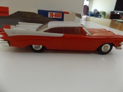 JO-HAN 1958 DODGE ROYAL, RED & WHITE, Promo Model Car