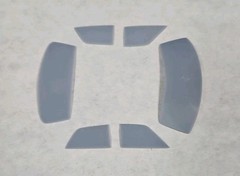 ABS-LIKE RESIN 3D PRINTED 1/25 1969 DODGE POLARA 4-DOOR SEDAN BODY SET