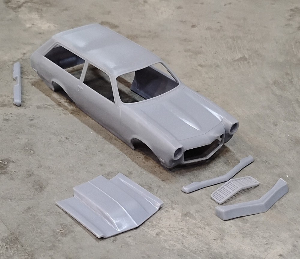 3D Printed 1/25 1971 1972 Chevy Chevrolet Vega Wagon Body