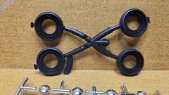1940 FORD Standard Coupe WW TIRES, RIMS & HUB CAPS 1/25 Monogram Model PARTS