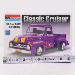 NEW Monogram 1:24 ’55 Ford F-100 Street Rod “Classic Cruiser” Model Kit