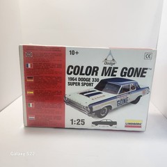 Lindberg Color Me Gone 1964 Dodge 330 Super Stock Model Car sealed kit 1996 USA