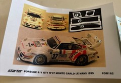 Starter Le Mans 1995 Por162 Porsche 911 GT1 No 37 Resin Kit 1:43 Made In France
