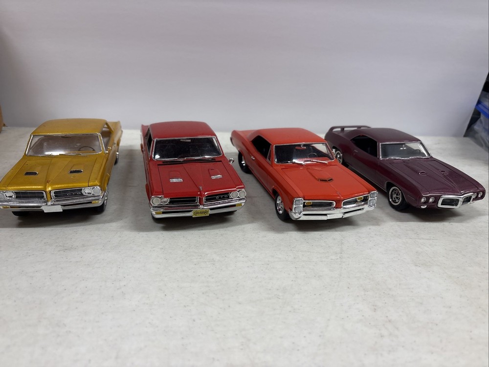 Lot Of 4 BUILT Model Cars NICE Lot#016 PONTIAC