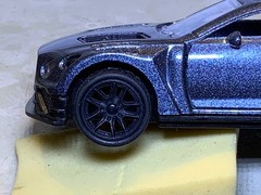 Bentley Continental GT. 1/43 scale w /metallic grey w /black interior new BY CE