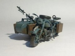 1/35 German Motorcycle WWII BMW R75 Master Box 3528 Plastic Model kit
