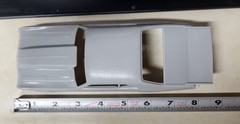 1/24 scale resin 3d printed Chevy Nova Pro Mod drag body model slot car