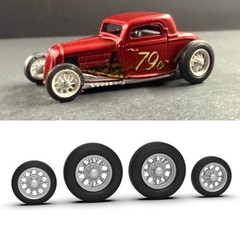 1:64 Vintage Wires 21″/23″ Big and Little wheels and tires