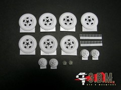 1:35 Resin Wheels for scale model GAZ AA MM