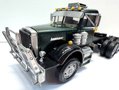 AMT 1:25 Scale Autocar A64B Logging Truck John Klaver Pro-Built Model Kit