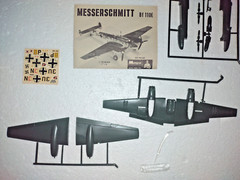 BF 110E-1 MESSERSCHMITT LONG RANGE FIGHTER WWII GERMAN 1:72 Modelcraft PL173