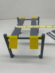 4 Post Lift for Display or Diorama in 1/24th, 1/25th Scale for model car display