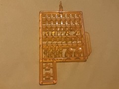1 25 scale model parts Diamond Reo Orange Running Lights Only