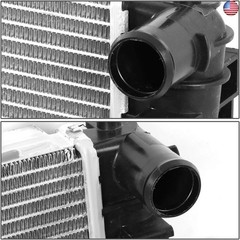 DNA Motoring DPI 2789 1-Row Aluminum Core Radiator Compatible with 05-14