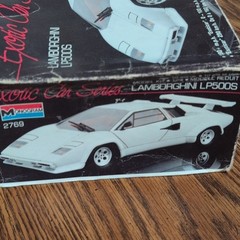 Monogram 1:24 Lamborghini LP500S Plastic Model Kit White Exotic Car Series 2769