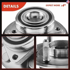 A-Premium Front Rear Wheel Bearing and Hub Assembly, Fit for Buick Enclave