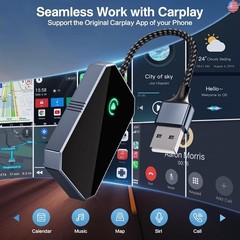 Android Auto Wireless Adapter for OEM Factory Wired Android Auto Car, Stable