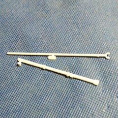 🌟 Body Prop & Pivot Rods 1970 Maverick 1:25 Scale 1000s Model Car Parts 4 Sale