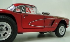 Dragster Race Car Corvette Chevy Chevrolet Built Model Racing Hot Rod Promo 55