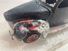 Built Car Model Ford custom display in plastic case