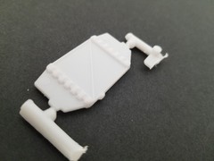 1966 Malibu SS RADIATOR for Revell Monogram 1:24 Model 66 Chevelle