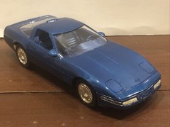 1991 Chevrolet Corvette ZR1 Dealer Promo Car QUASAR BLUE 1:25 AMT / ERTL