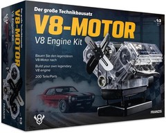V8 Engine Model Kit: Build a Transparent Working 8-Cylinder Engine in Hours