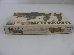 Tamiya 1/35 Scale German BMW R75 Motorcycle & Sidecar w/ Figures #MM-116 NIB