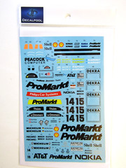 Decalpool 1/24 AMG Mercedes C-Class Promarkt #13 & 14 DTM 1994 Decal Sheet DP237