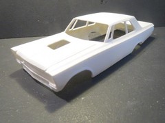 65′ Plymouth Sedan AWB 1/25 Resin Body from Fremont Racing Specialties