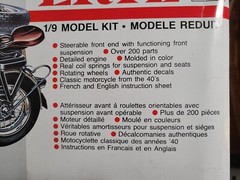 Ertl 1/9 BMW R-75 motorcycle with Sidecar WP235 NOS