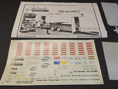Galaxie Limited, 21 Foot Tag-Along Trailer, 1:24/1:25,Slightly Started, Complete