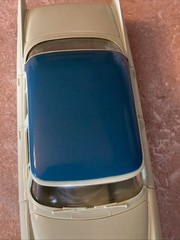 1956 Plymouth 4dr Belvedere Powder Blue Med Blue Jo-Han Dealer Promo Model
