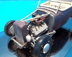 Vintage 1954 Model HOT ROD – 32 FORD ROADSTER w/ Mirror Display