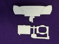 1969 Dodge Super Bee RADIATOR , SHROUD , CRADLE — Monogram Revell 1:24 Model 69