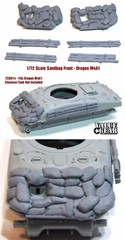 1/72 Sandbag Fronts/Logs For Dragon M4A1 (2 Pack) – Value Gear Resin