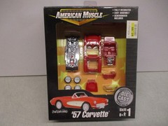 American Muscle 1957 Corvette Model Kit 1/64
