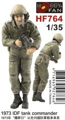 Hobby Fan 1/35 HF-764 IDF Tank Commander (Yom Kippur War 1973) – 1 Figure