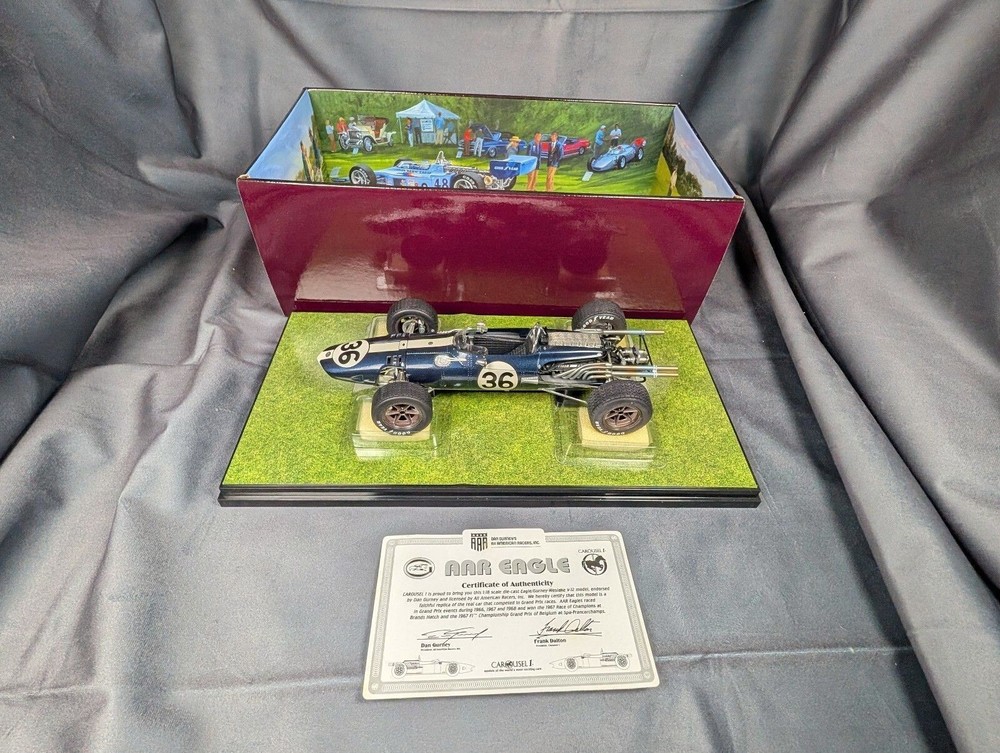 Carousel 1 AAR Eagle Dan Gurney #36 1967 Belgian GP Spa Winner 1:18 Diecast 4751