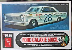 AMT ’65 Ford Galaxie 500XL Model Racing Car 3-in-1 Kit #723/12 NEW SEALED