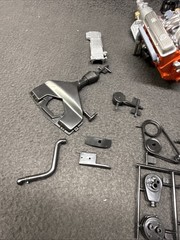 Monogram Iroc-Z Camaro 1/8 Model 2610 COMPLETE Engine V8 Tune Port Injection TPI