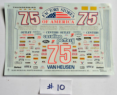 *Pick One* Vintage 1:24/25 Scale Auto Racing Model Kit Decal Sheet *Pick One*