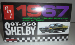 SKILL 2 MODEL KIT 1967 FORD MUSTANG SHELBY GT350 BLACK 1/25 SCALE AMT AMT834 M