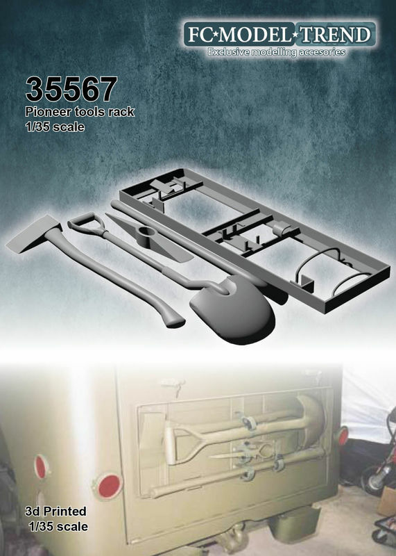 FC Model Trend 1/35 US Pioneer Tools Rack