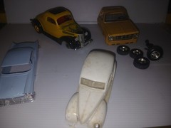 Monogram Revell Junkyard Built Parts Lot 1/32 1/24 1/25 Model Car Parts