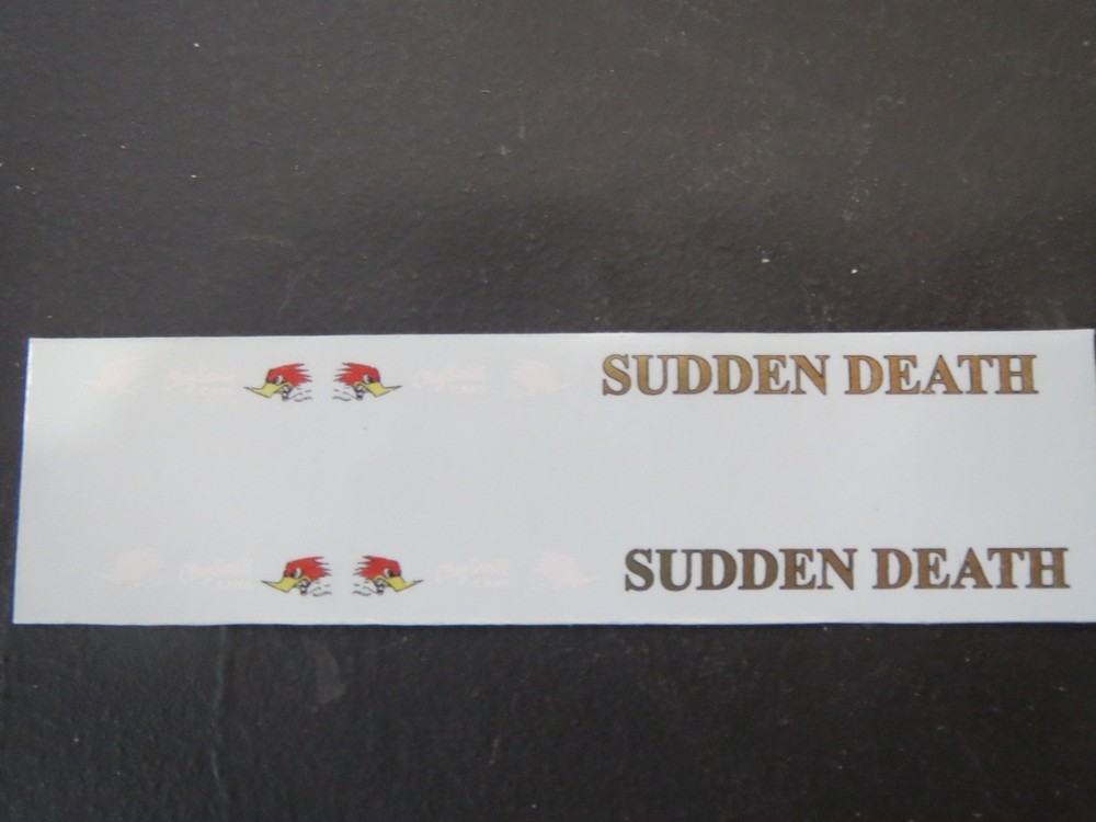 Sudden Death 37′ Fiat Competition Coupe 1/25 Decal from Fremont Racing