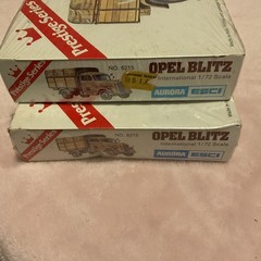 Opel Blitz-(-1977-)Model Kit 1:72-ESCI Aurora Prestige-FACTORY SEALED lot of Two