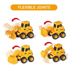 Olbyefly Construction Toys for 2 3 4 5 6 + Year Old 7.8 x 3.7 x 4.7 inches