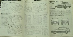 MAZDA 323 Take off ABT TUNING Familia 1.5 XG 1/24 NITTO MODEL KIT VINTAGE